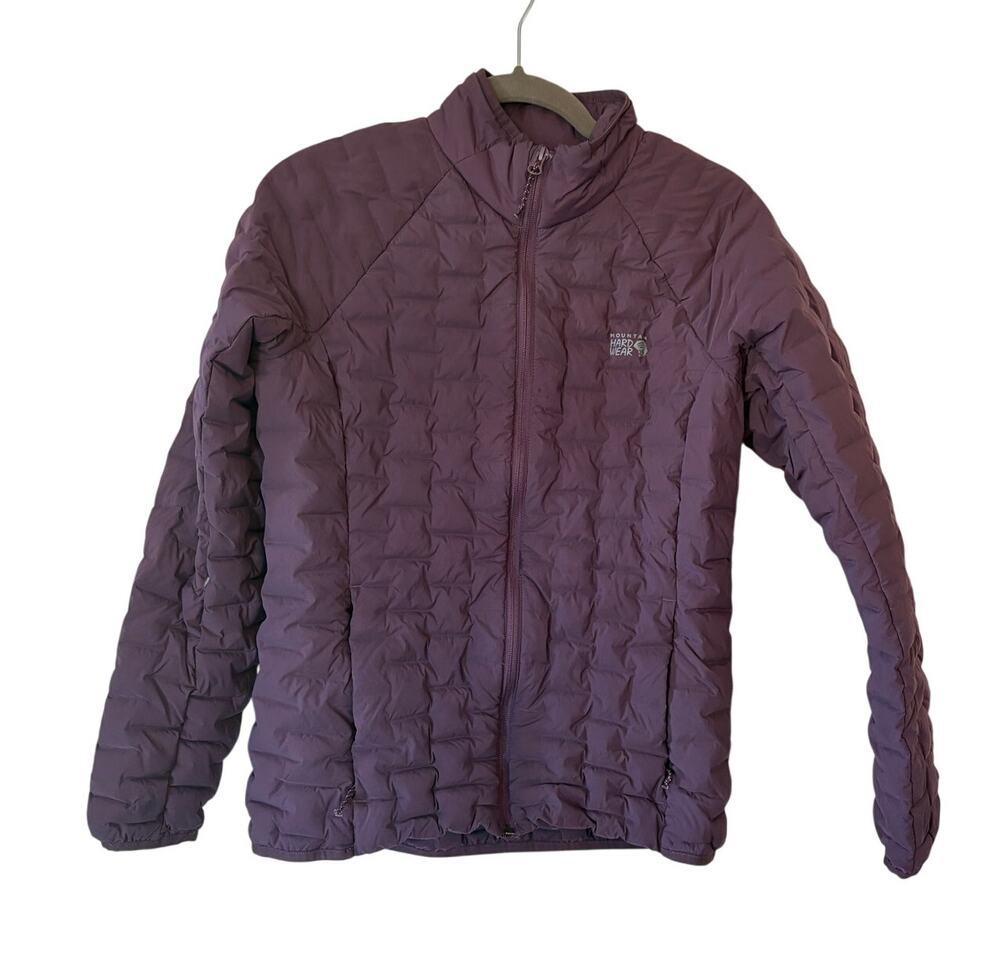 Mountain HardWear Stretchdown Light jacket small purple quilted puffer down